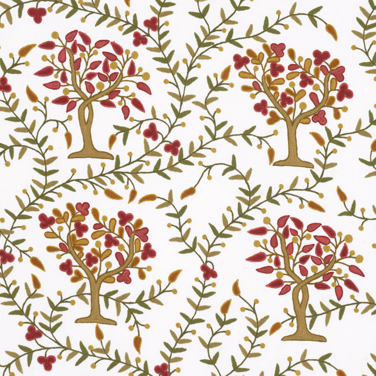 Schumacher | Highgrove Tree Crewel fabric - 3415000