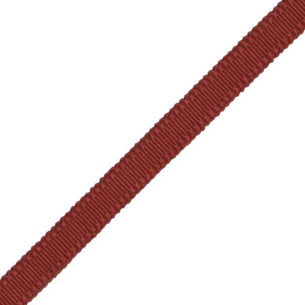 9/16" Cambridge Strie Braid - Pompeian Red