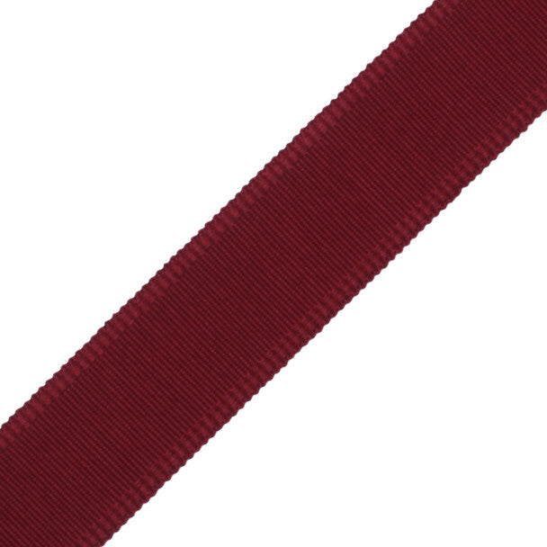 1.5" Cambridge Strie Braid - Cranberry