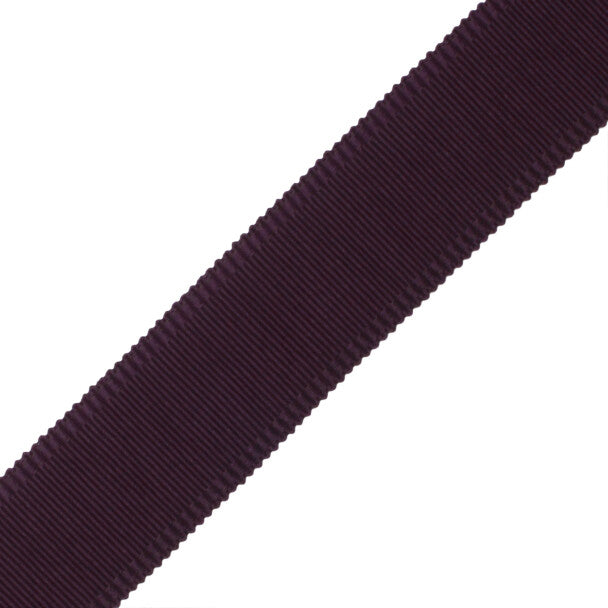 1.5" Cambridge Strie Braid - Wineberry