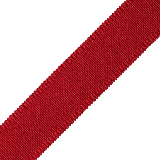 1.5" Cambridge Strie Braid - Crimson Red