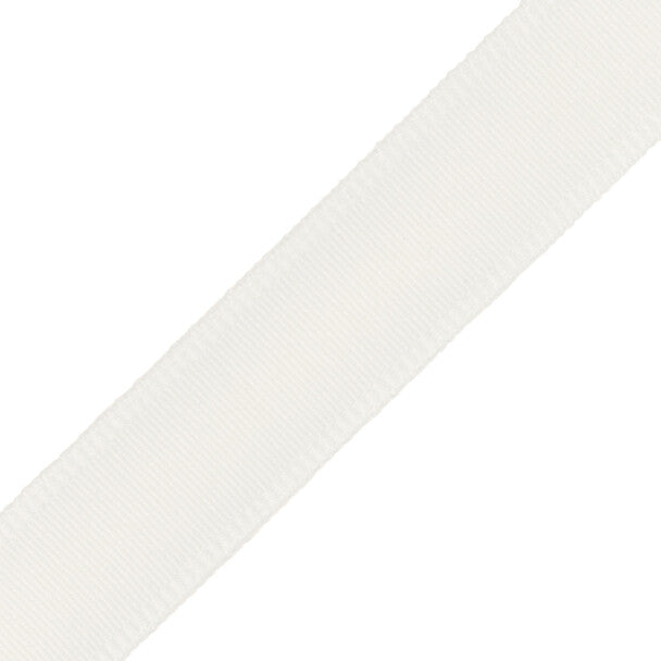 1.5" Cambridge Strie Braid - Chalk White