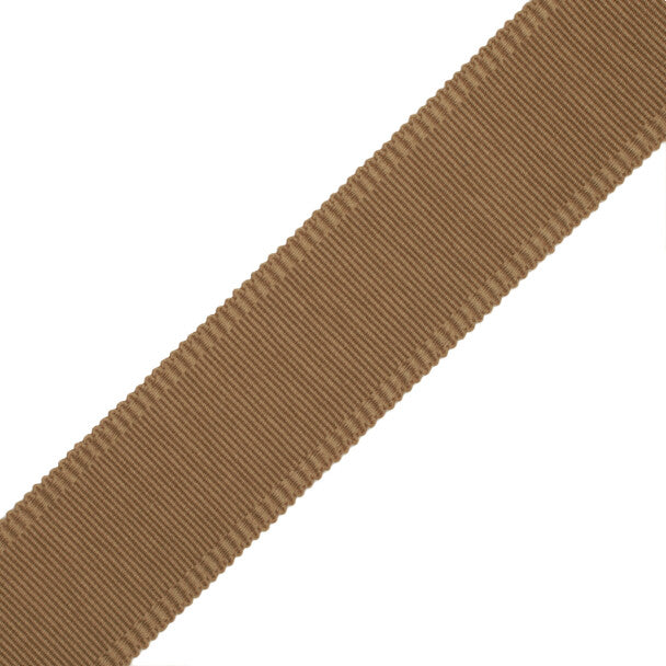 1.5" Cambridge Strie Braid - Cafe Au Lait