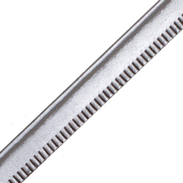 5/32" Leather Piping - St02 Metallic Silver