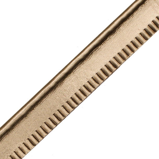 5/32" Leather Piping - St04 Metallic Gold