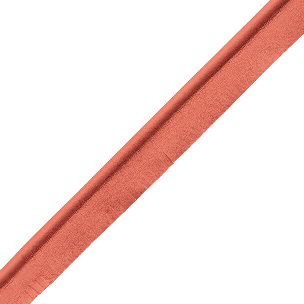 7/32" Leather Piping - Coral