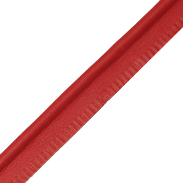 7/32" Leather Piping - Tomato Red