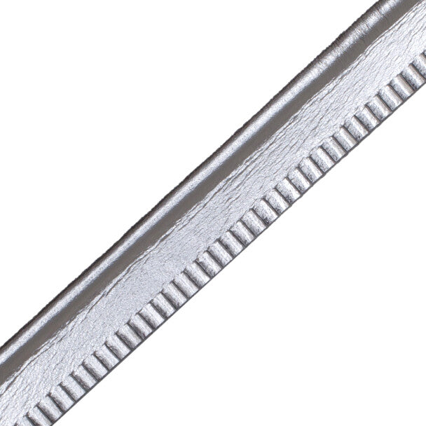 7/32" Leather Piping - St02 Metallic Silver