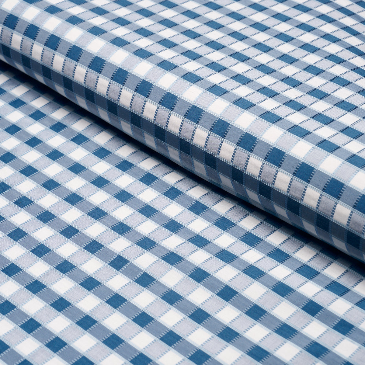Schumacher | Ingrid Silk Check fabric - 3453004