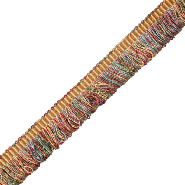Orsay Silk Bouclé Loop Fringe - Gold / Rose / Iris / Sky