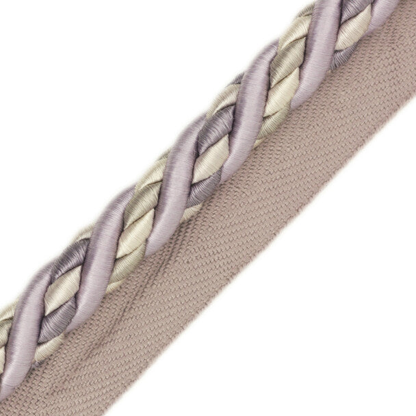 1/2" Orsay Silk Cord with Tape - Lavender Melange