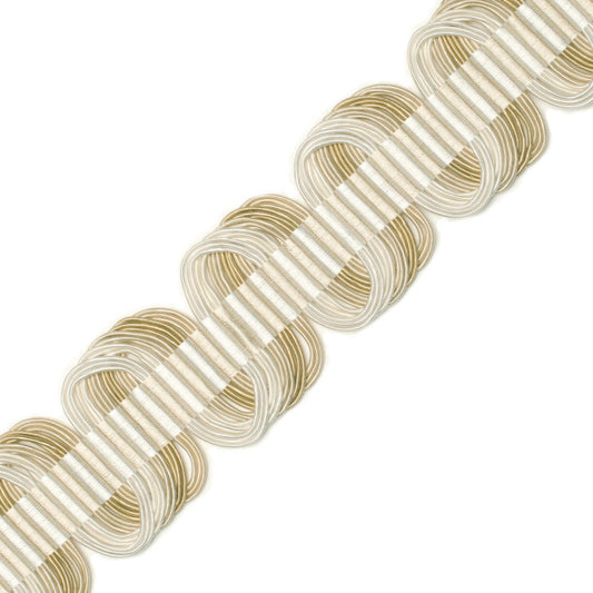 1 7/8" Orsay Silk Woven Crete - Ivory Melange