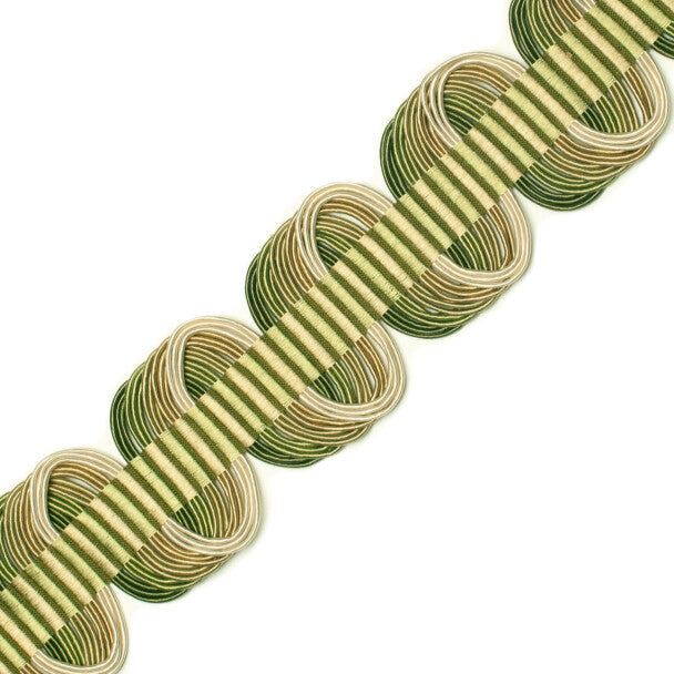 1 7/8" Orsay Silk Woven Crete - Celadon / Cream