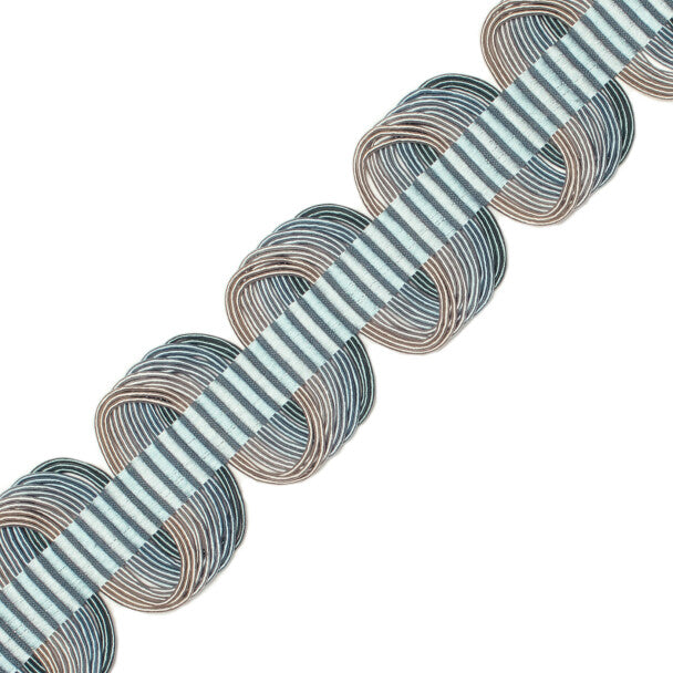 1 7/8" Orsay Silk Woven Crete - Aqua Melange