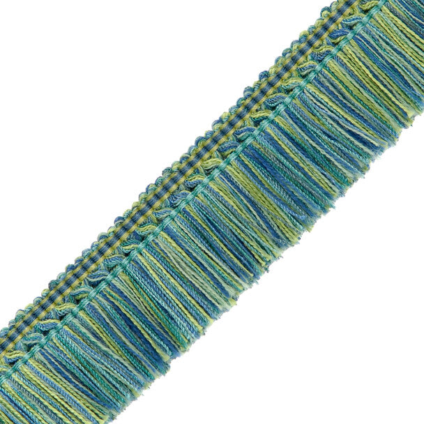 1.5" Le Duc Brush Fringe - Lagoon