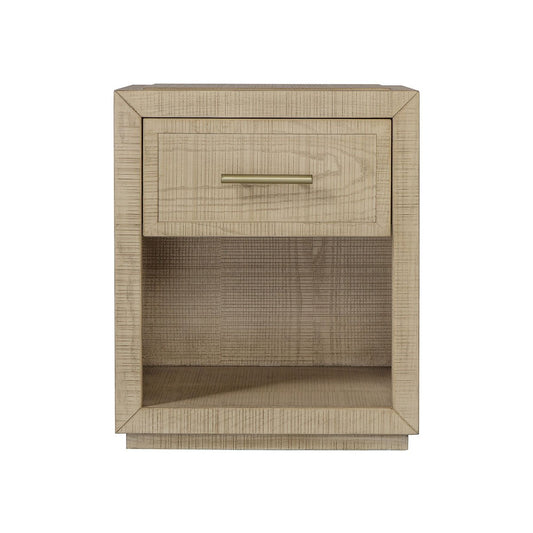 Andrew Martin | Raffles 1 Drawer Bedside Table Natural