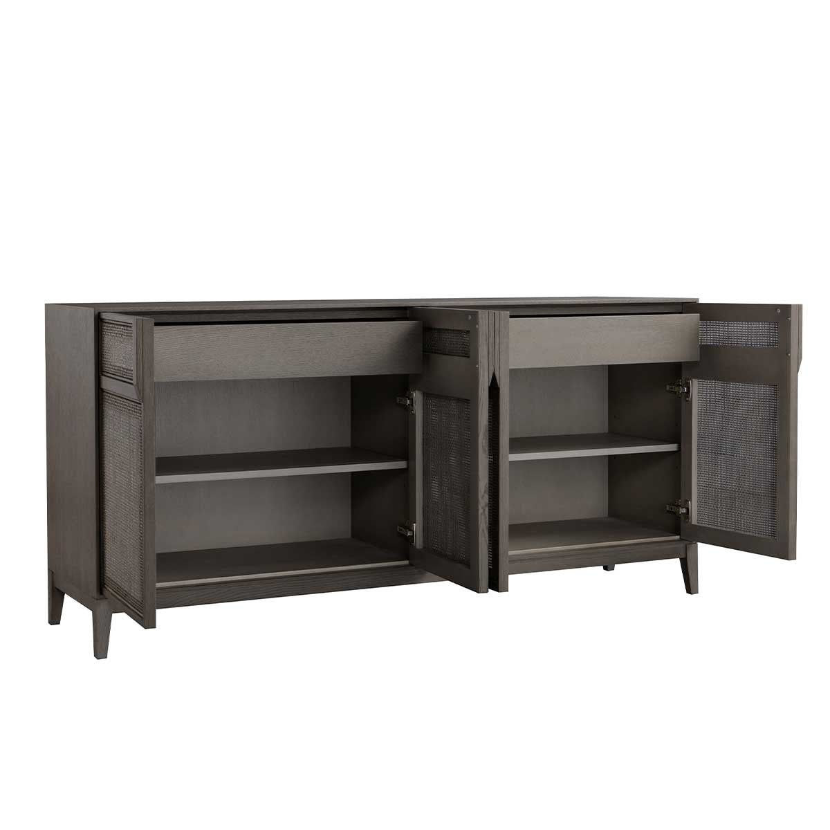 Hampstead Rattan Sideboard open