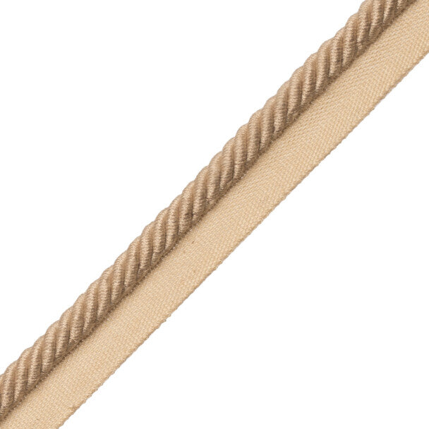 3/8" Au Naturel Cord w/tape - Sand / Natural