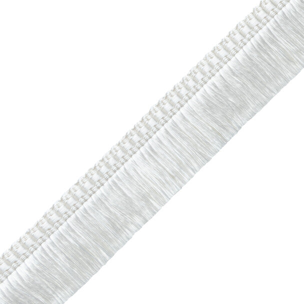 Délicat Silk Moss Fringe - White