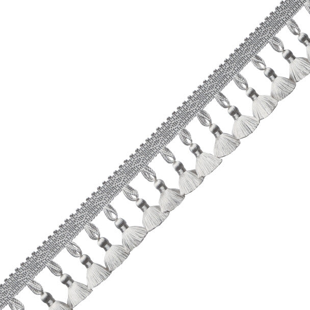 Délicat Silk Tassel Fringe - Platinum