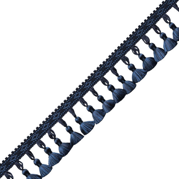Délicat Silk Tassel Fringe - Navy