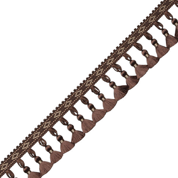 Délicat Silk Tassel Fringe - Walnut