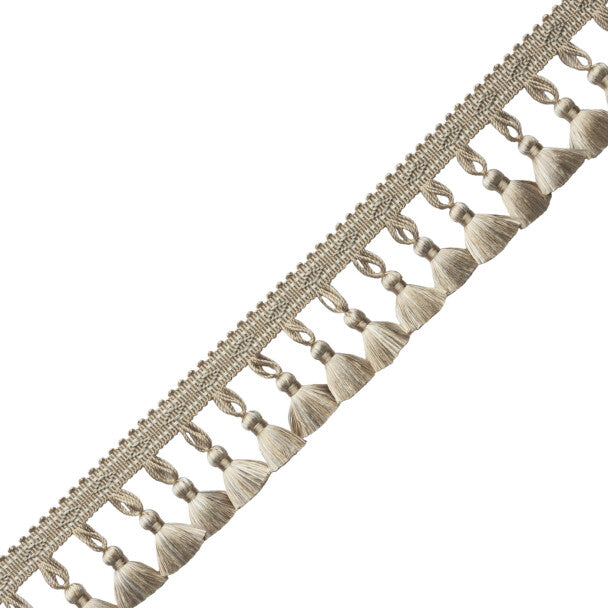 Délicat Silk Tassel Fringe - Pewter