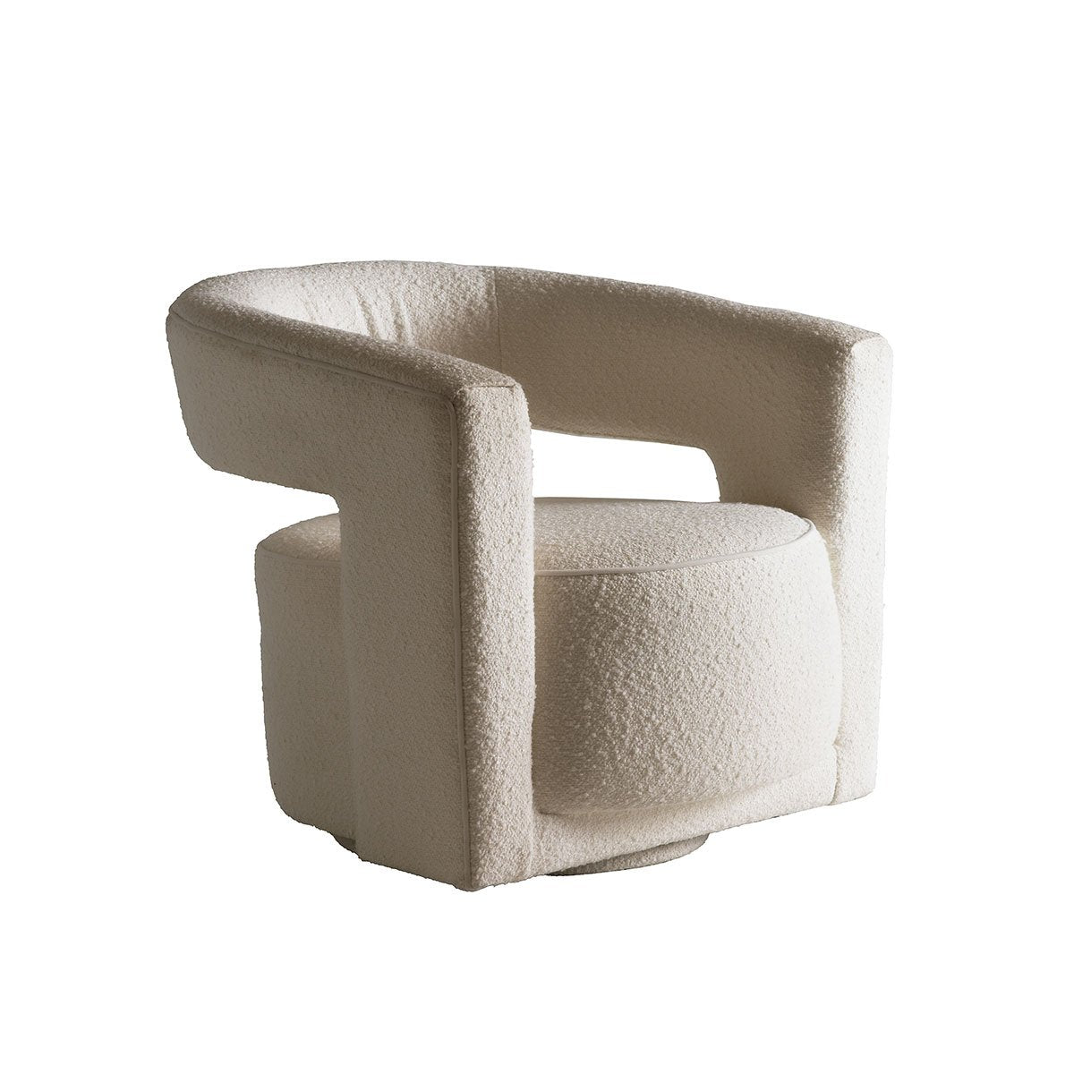 Andrew Martin Madison Custom Swivel Chair, frame shown in Huntsman Ivory