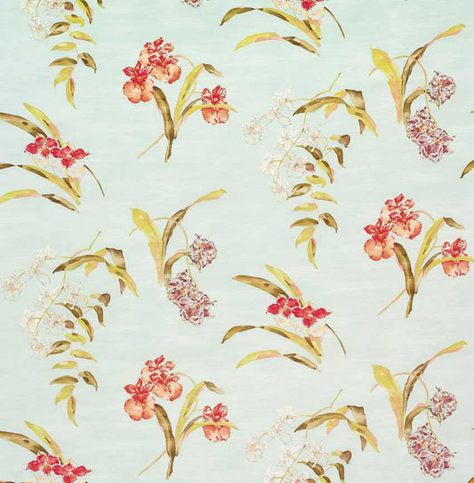 Nina Campbell | Orchis fabric - NCF3824-02