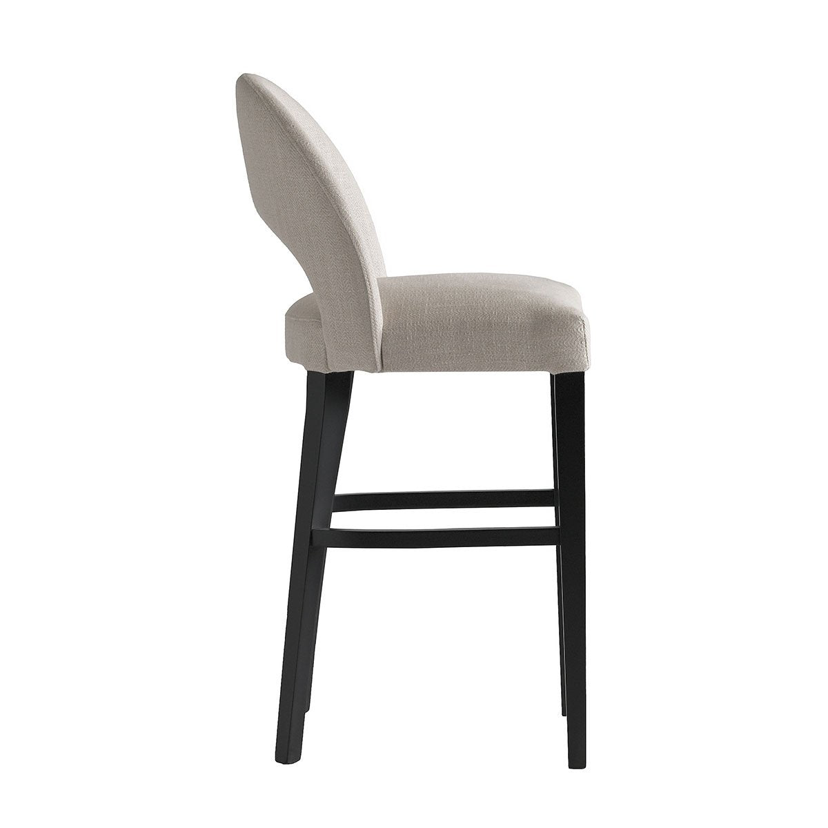 Andrew Martin Dune Bar Stool Linen side