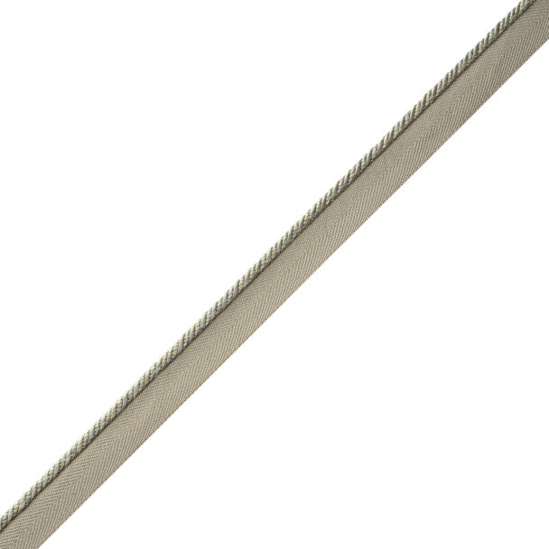 Délicat Silk Cord with Tape - Pewter