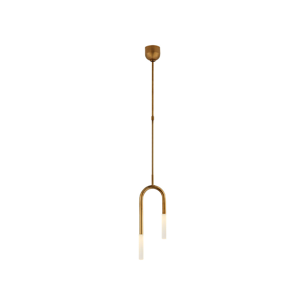 Rousseau Pendant Light in Antique Burnished Brass