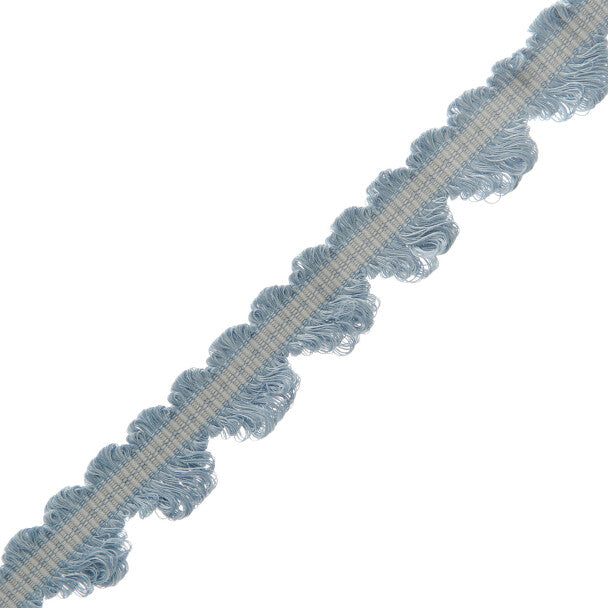Lancaster Fan Edge - Sky Blue