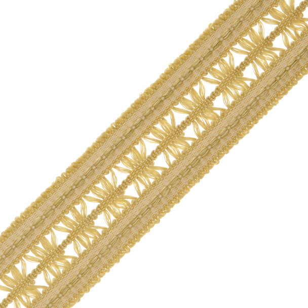 1.4" Lancaster Lattice Braid - Cornsilk