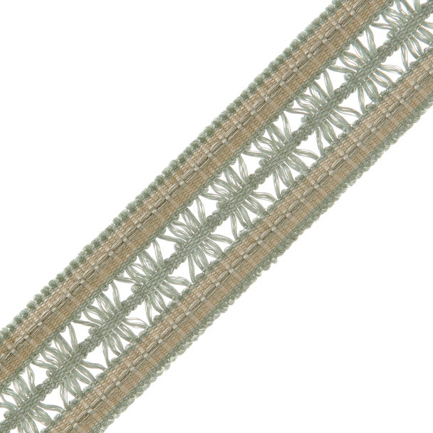 1.4" Lancaster Lattice Braid - Aqua