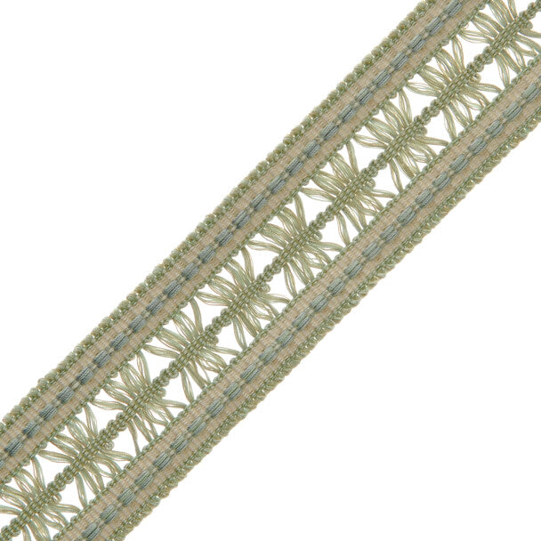 1.4" Lancaster Lattice Braid - Sea Mist
