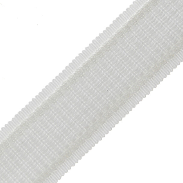 1.6" Lancaster Ribbed Border - Snow White