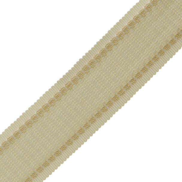1.6" Lancaster Ribbed Border - Cream