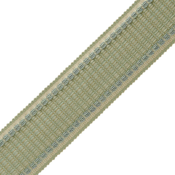 1.6" Lancaster Ribbed Border - Sea Mist
