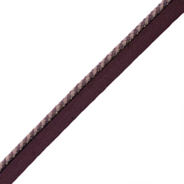 1/4" Lancaster Cord with Tape - Plum