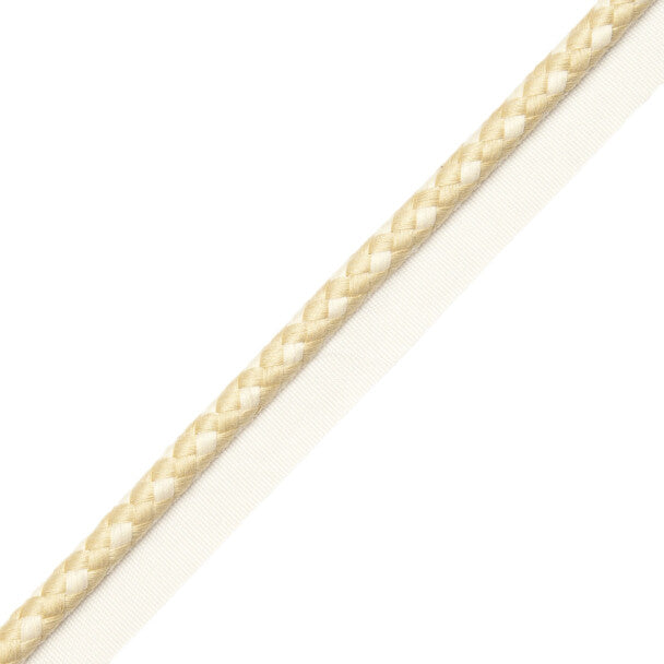 3/8" Lancaster Cord with Tape - Cornsilk