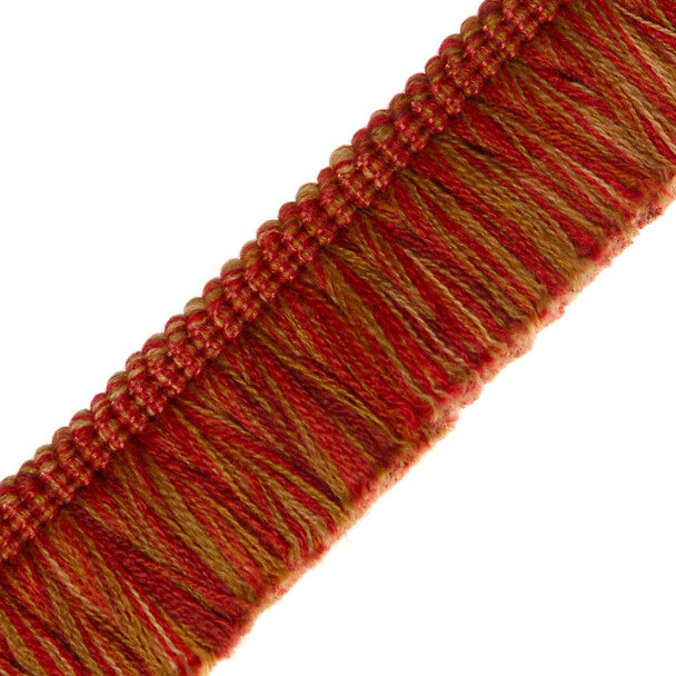Paddington Wool Brush Fringe - Tuscan Red