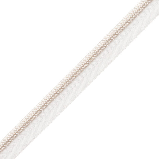 1/4" Le Jardin Silk Cord with Tape - Snow