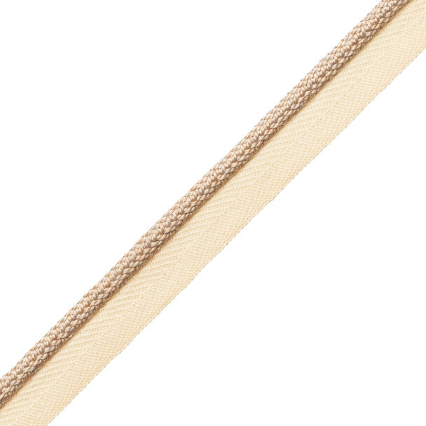 1/4" Le Jardin Silk Cord with Tape - Beige