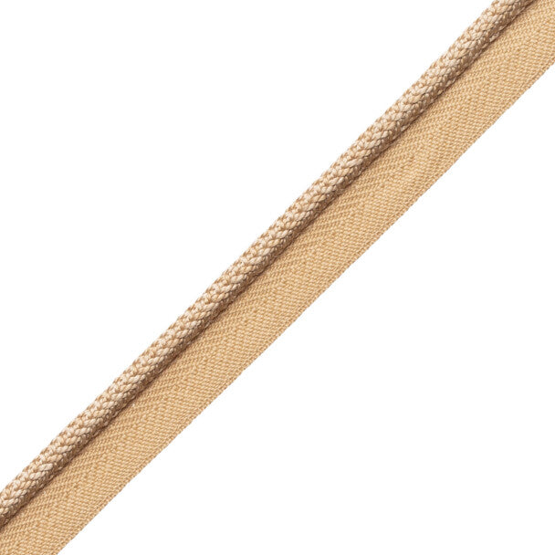 1/4" Le Jardin Silk Cord with Tape - Sand