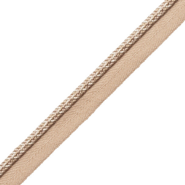 1/4" Le Jardin Silk Cord with Tape - Oatmeal