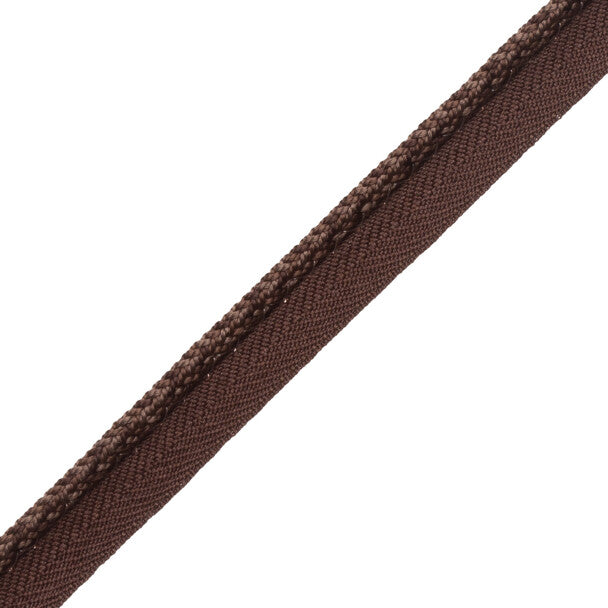 1/4" Le Jardin Silk Cord with Tape - Espresso