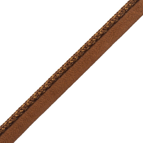 1/4" Le Jardin Silk Cord with Tape - Chestnut