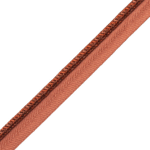 1/4" Le Jardin Silk Cord with Tape - Copper