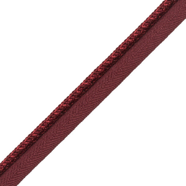 1/4" Le Jardin Silk Cord with Tape - Merlot